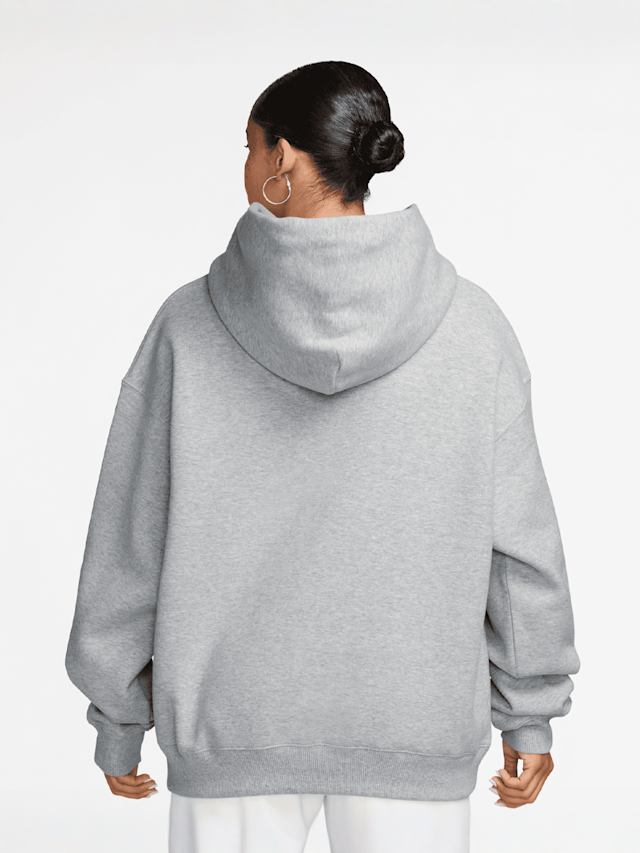Nike  , Studio Fleece Oversized Logo Hoodie, grey, Image 2 of 3