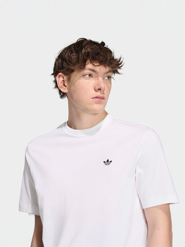 adidas Originals, Trefoil Essentials T-Shirt, white, Image 3 of 5