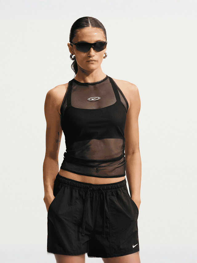 Nike  , Sportswear Tight Sheer Tank Top, black, Image 1 of 4