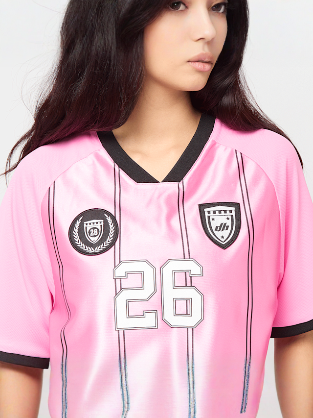 Decibel, Tops Short Jerseys, light pink, Image 3 of 4