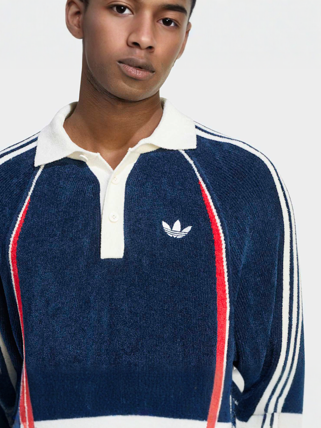 adidas Originals, Retro Remix Teamgeist Polo, blue, Image 3 of 5