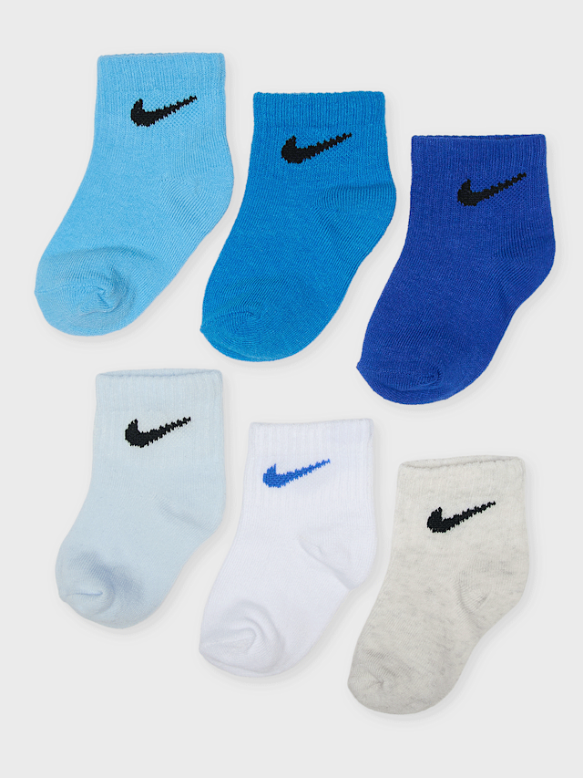 Nike  , 6 PACK - Swoosh Infant Ankle Sock, blue, Image 1 of 2