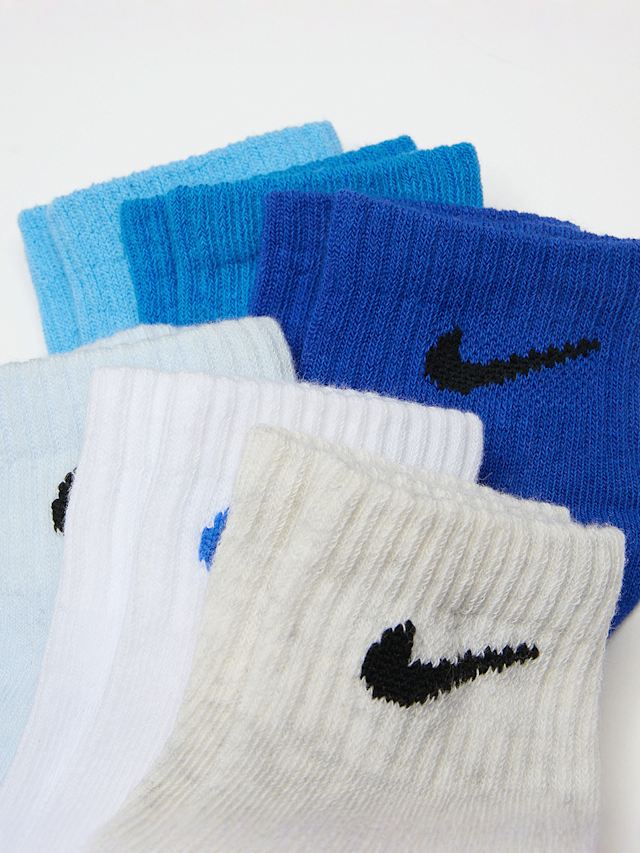 Nike  , 6 PACK - Swoosh Infant Ankle Sock, blue, Image 2 of 2