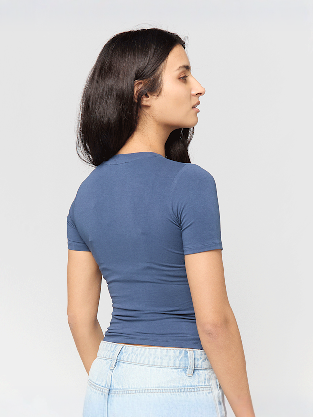 Decibel, Basic Baby Tee, blue, Image 2 of 3