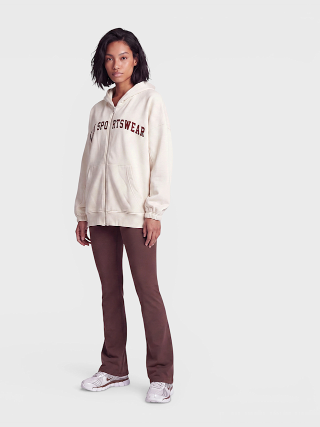 aim'n, Varsity Sweat Zip Hood, beige, Image 4 of 4