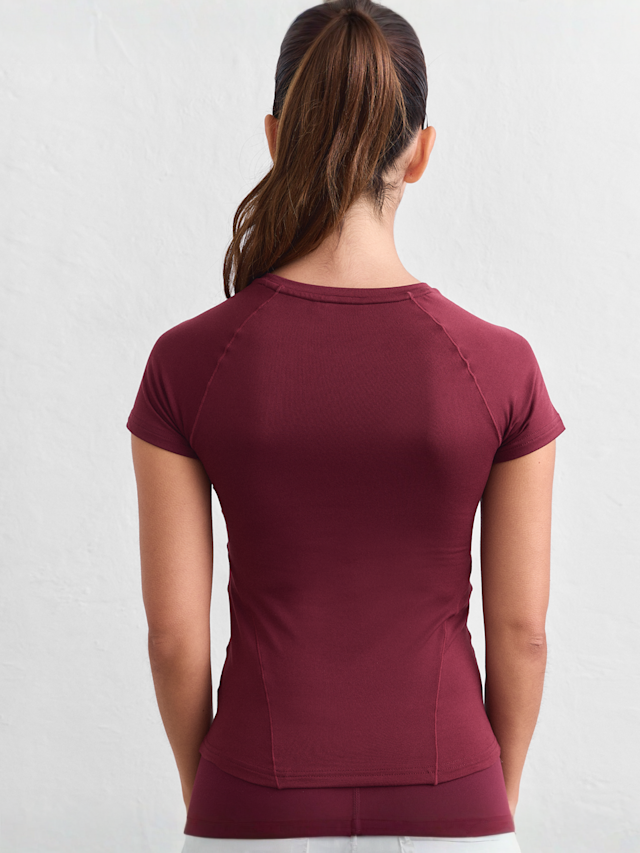 aim'n, Soft Basic Short Sleeve, red, Image 2 of 4