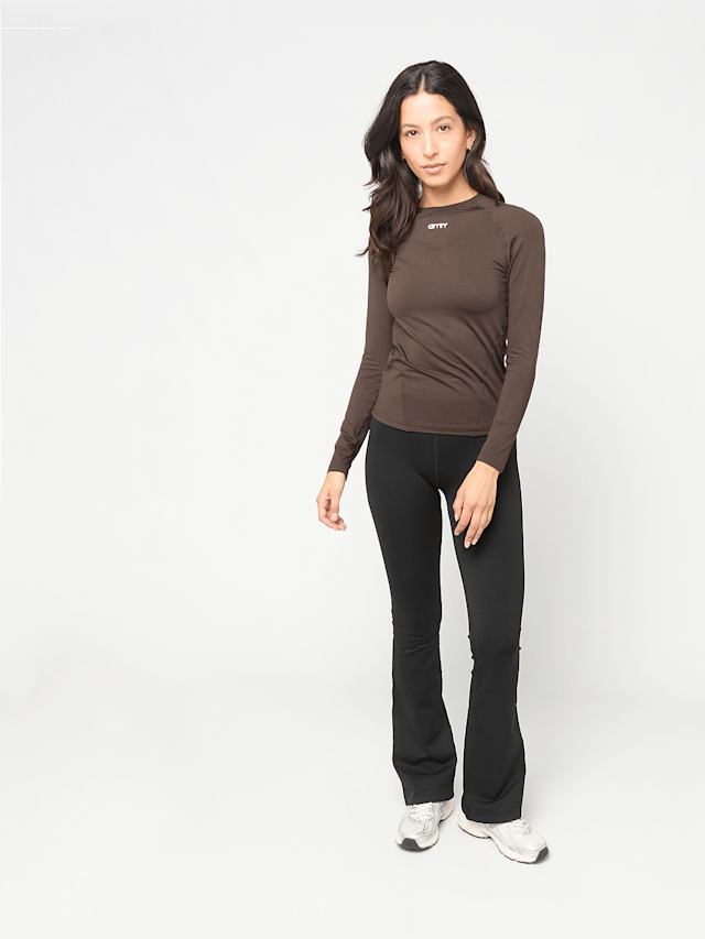 aim'n, Soft Basic Long Sleeve, brown, Image 4 of 4