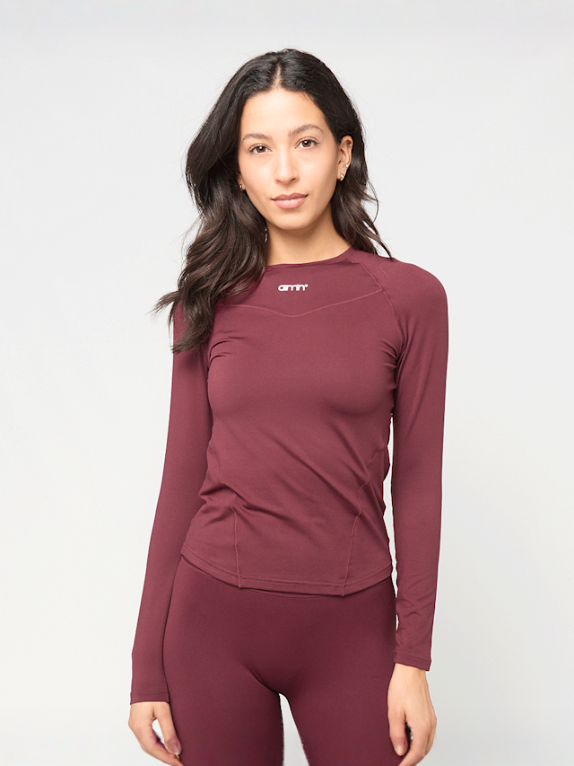 aim'n, Soft Basic Long Sleeve, red, Image 1 of 4