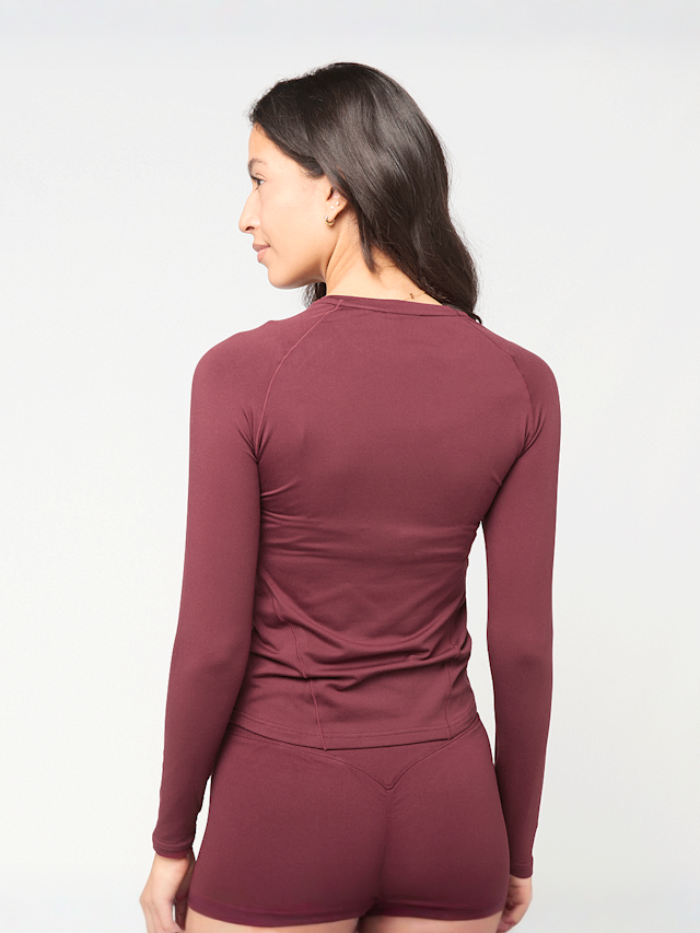 aim'n, Soft Basic Long Sleeve, red, Image 2 of 4
