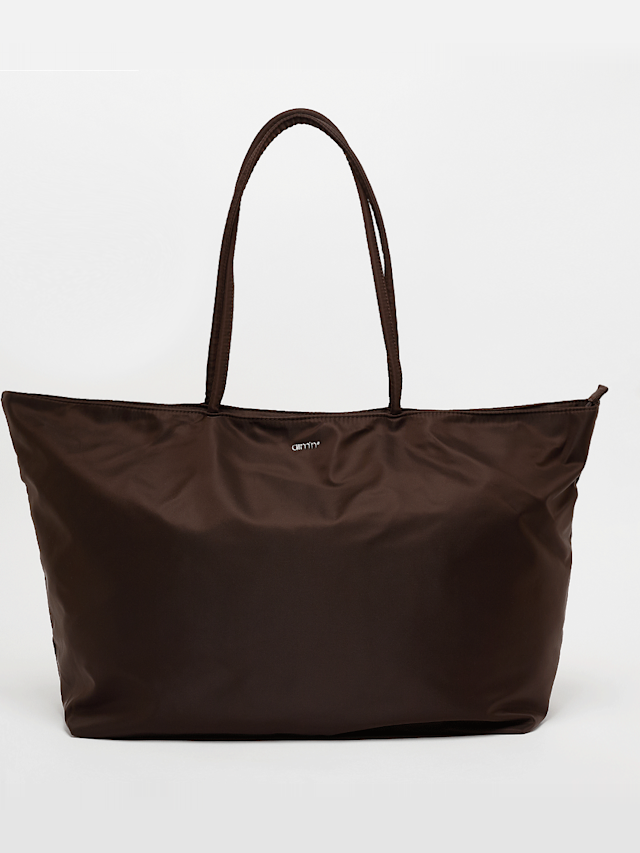 aim'n, Nylon Weekend Bag, brown, Image 1 of 7