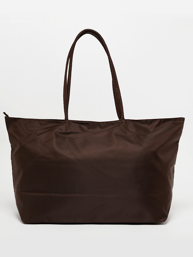 aim'n, Nylon Weekend Bag, brown, Image 3 of 7