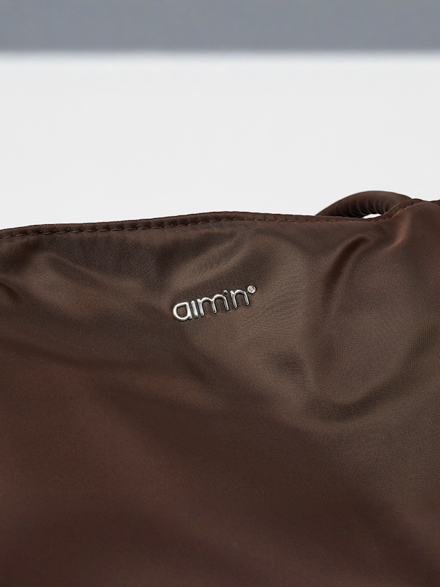 aim'n, Nylon Weekend Bag, brown, Image 4 of 7