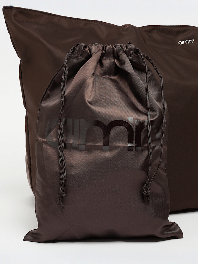 aim'n, Nylon Weekend Bag, brown, Image 7 of 7