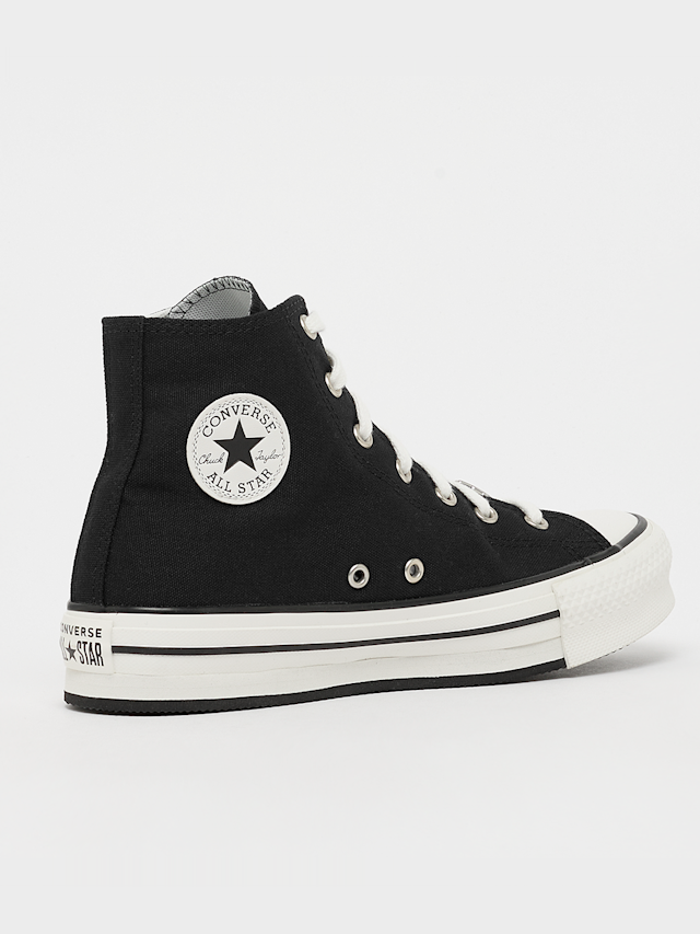 Converse, Chuck Taylor All Star Eva Lift (GS), black, Image 3 of 7
