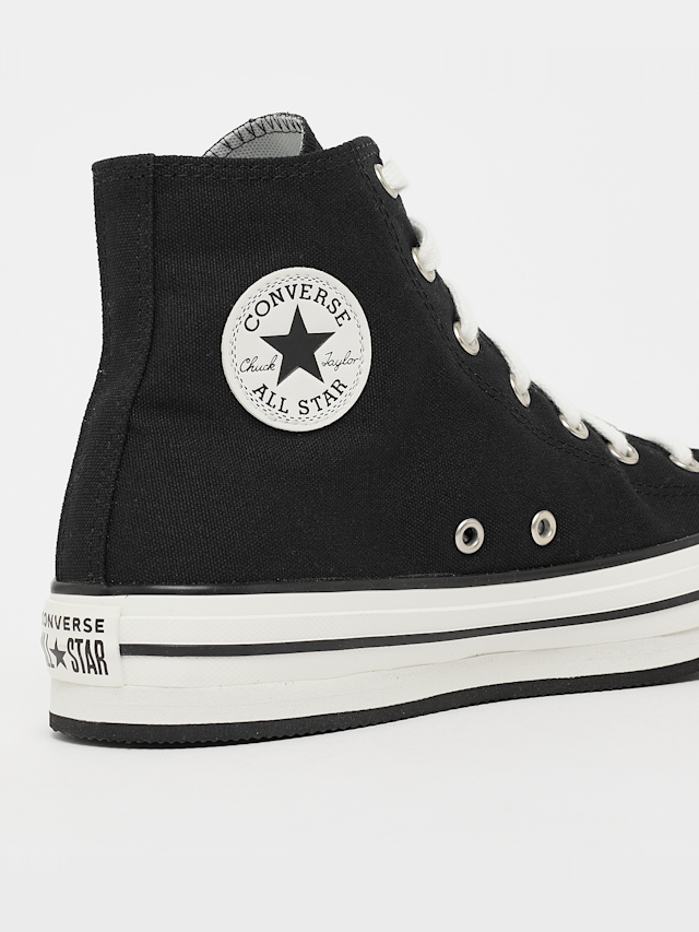 Converse, Chuck Taylor All Star Eva Lift (GS), black, Image 7 of 7