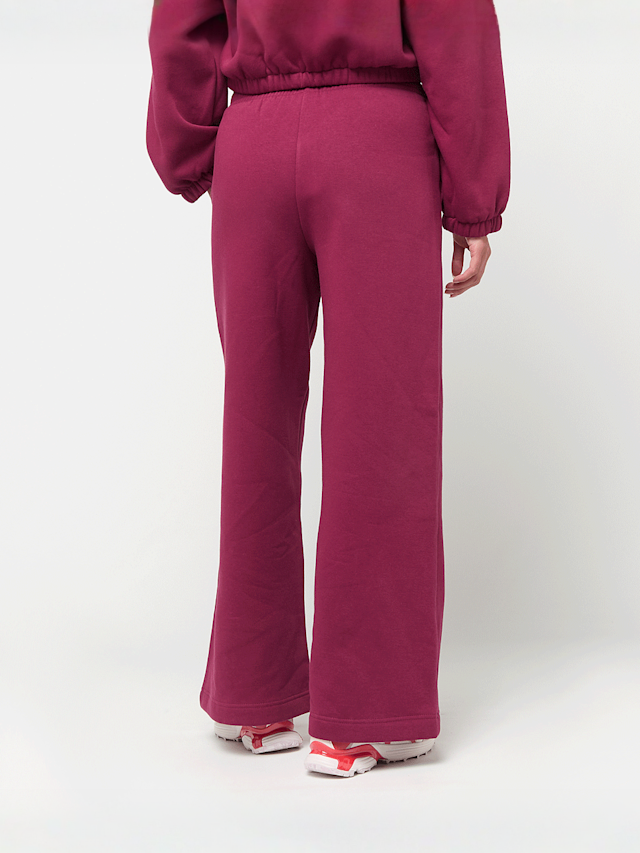 Urban Classics, Ladies Fluffy Wideleg Trackpants, red, Image 2 of 4