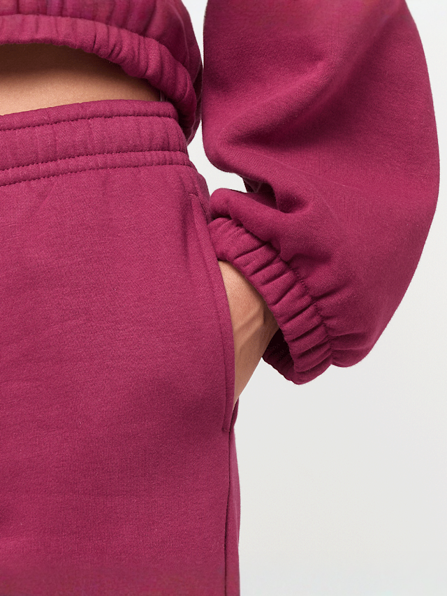 Urban Classics, Ladies Fluffy Wideleg Trackpants, red, Image 3 of 4