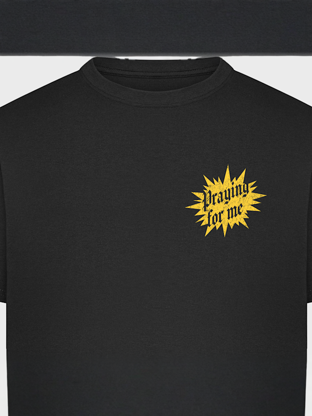 Mister Tee, Vintage Mary Oversize Tee, black, Image 3 of 4