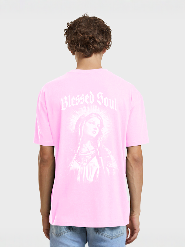 Mister Tee, Blessed Soul Mary Oversize Tee, light pink, Image 1 of 4
