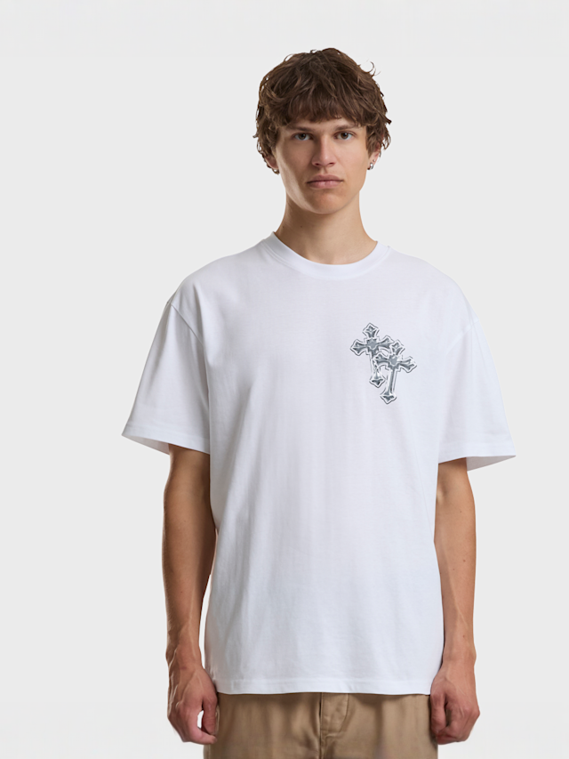 Mister Tee, Six Crosses Oversize Tee, white, Image 1 of 4