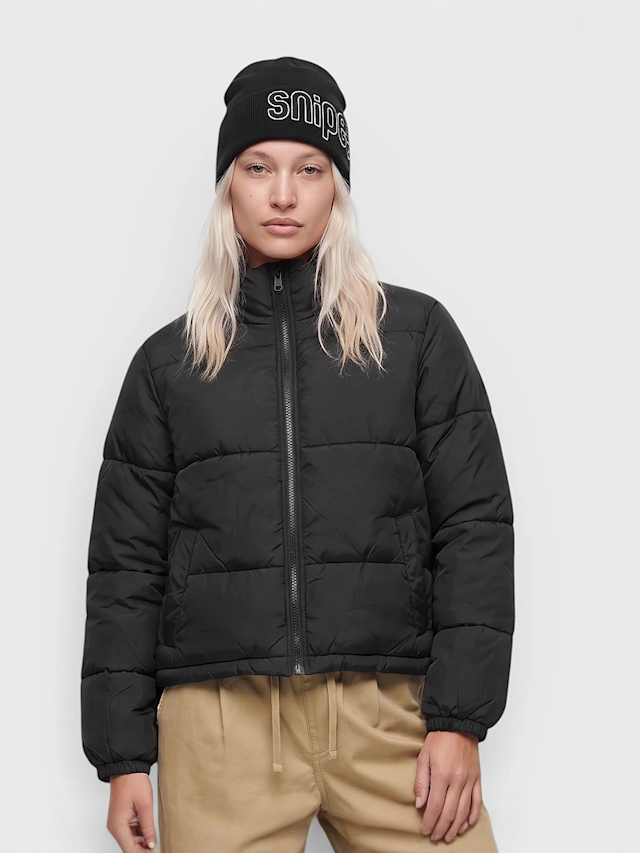 Urban Classics, Ladies Short Puffer Jacket, black, Image 1 of 5