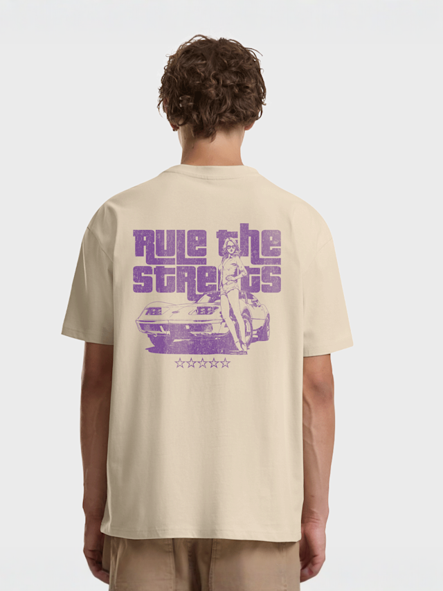 Mister Tee, Rule The Streets Oversize Tee, beige, Image 1 of 4