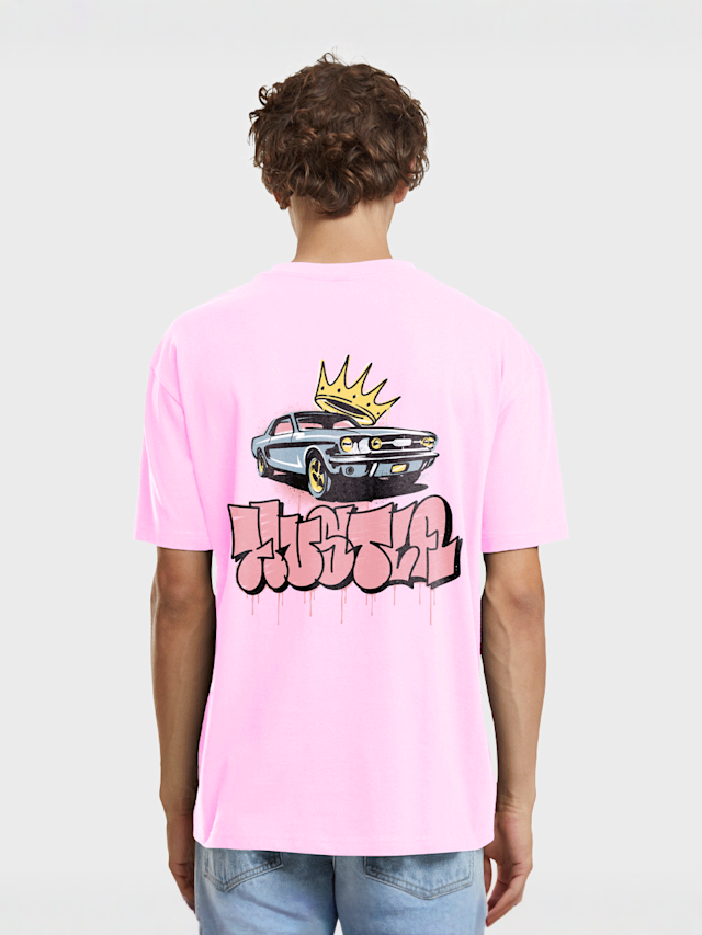 Mister Tee, Crown Car Oversize Tee, light pink, Image 1 of 4