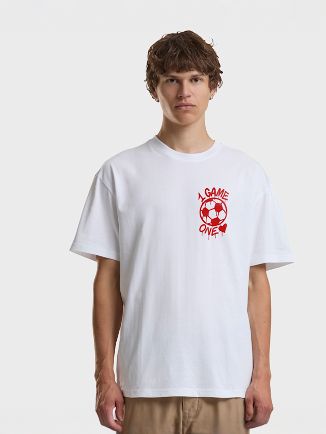 Mister Tee, One Game One Love Oversize Tee, white, Image 2 of 4