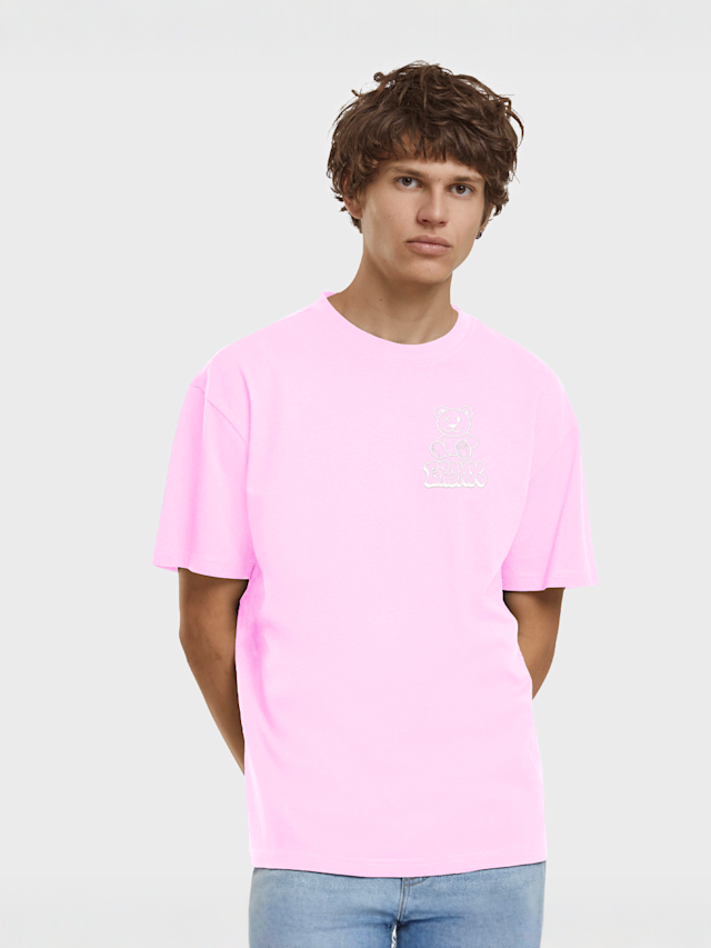 Mister Tee, Bronx Bear EMV Oversize Tee, Pink, Image 1 of 3