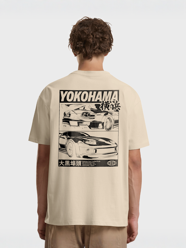 Mister Tee, Yokohama Race Tee, beige, Image 1 of 4