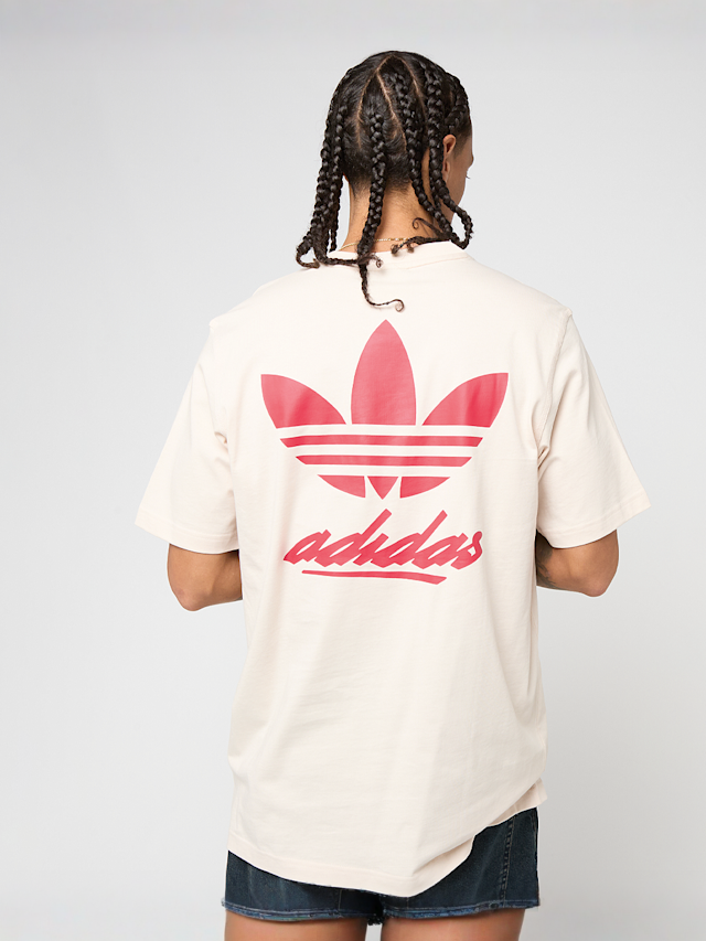 adidas Originals, Logo Graphics Tee, beige, Image 1 of 5