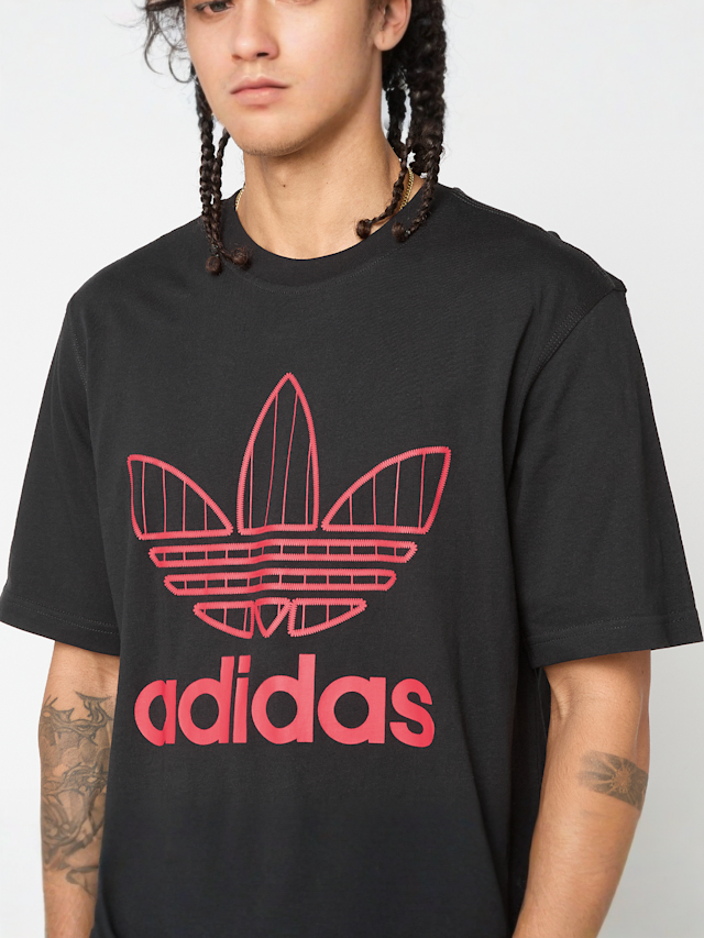 adidas Originals, Trefoil Tee, black, Image 3 of 4