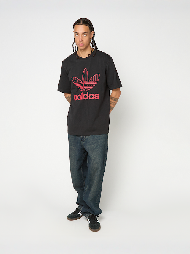 adidas Originals, Trefoil Tee, black, Image 4 of 4