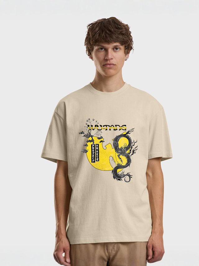 Mister Tee, Wu Tang Dragon Oversize Tee, beige, Image 1 of 3