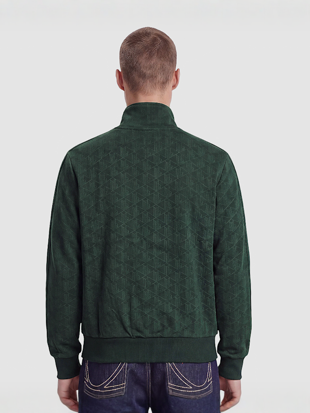 Lacoste, SWEATSHIRT croissant/cookie-port, green, Image 2 of 4