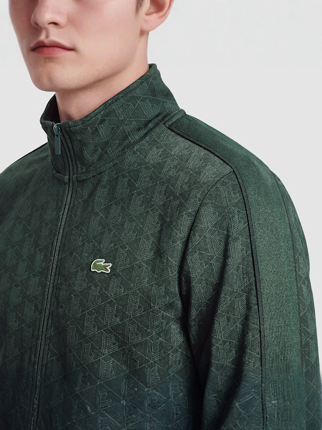 Lacoste, SWEATSHIRT croissant/cookie-port, green, Image 3 of 4