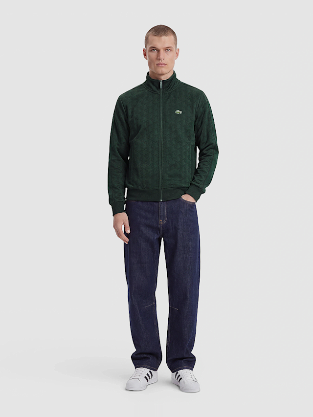 Lacoste, SWEATSHIRT croissant/cookie-port, green, Image 4 of 4