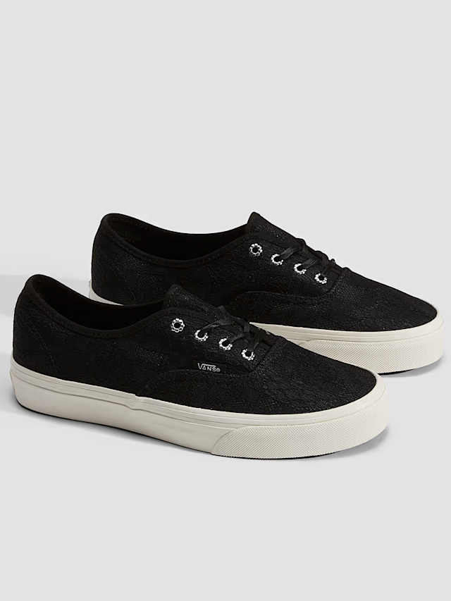 Vans, Authentic black/laced black, black, Image 3 of 5