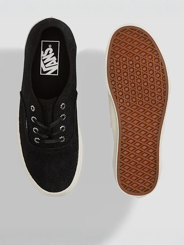 Vans, Authentic black/laced black, black, Image 4 of 5