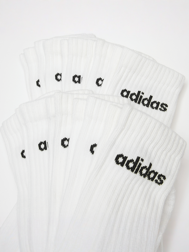adidas Originals, 10 PACK - Crew, white, Image 2 of 2