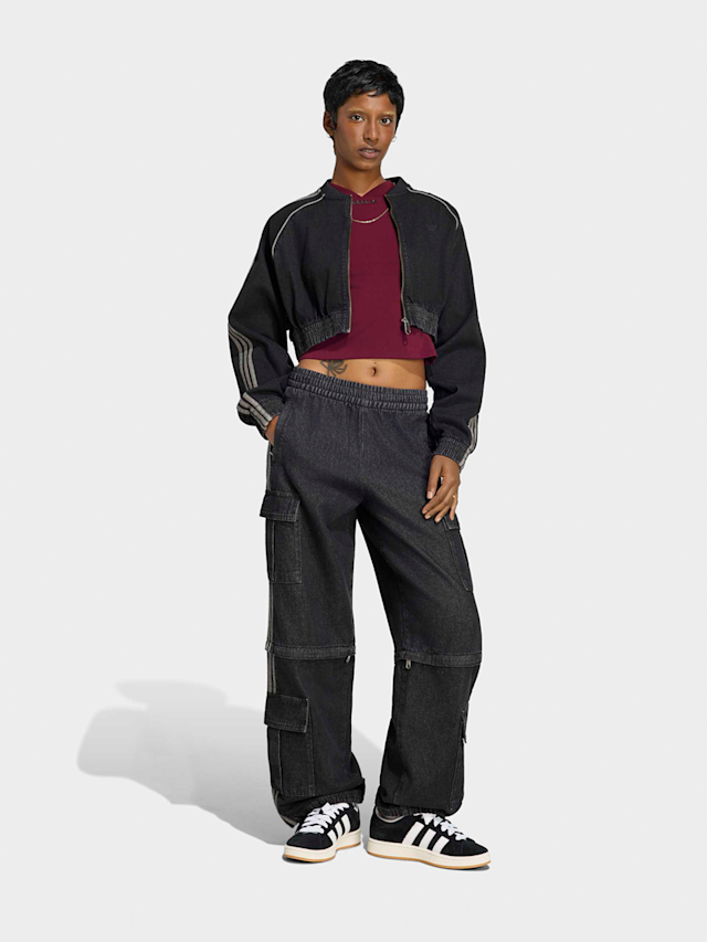 adidas Originals, Superstar Denim Tracktop, black, Image 5 of 5