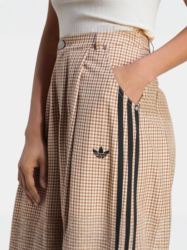 adidas Originals, Checks Trouser Loose Pants, beige, Image 3 of 5