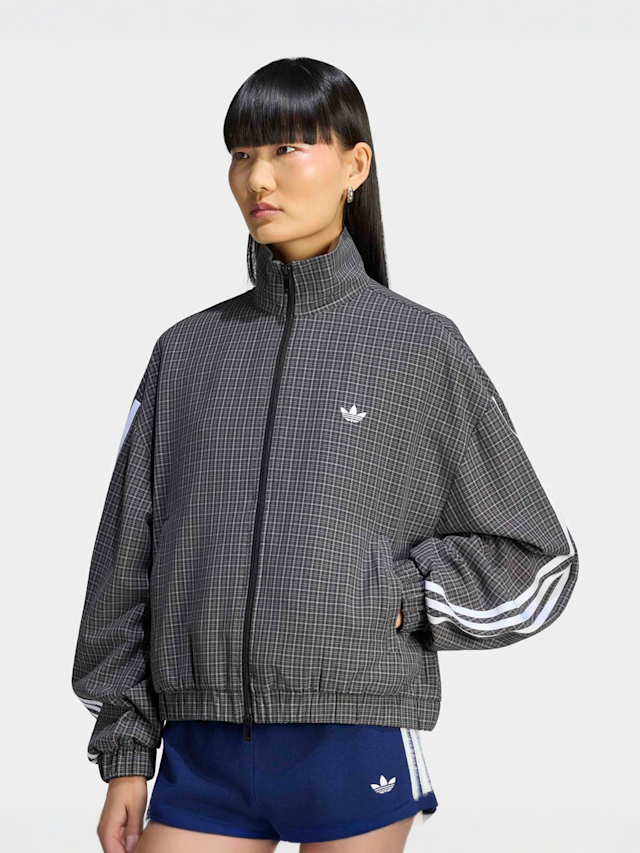 adidas Originals, Checks Track Top, black, Image 1 of 5
