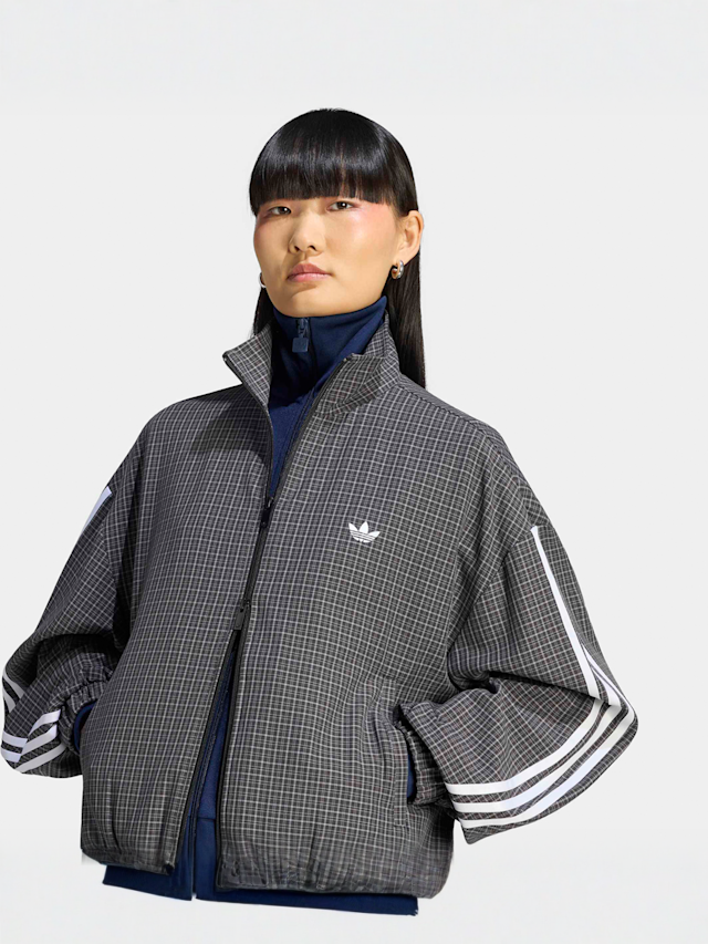 adidas Originals, Checks Track Top, black, Image 3 of 5