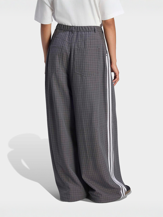 adidas Originals, Checks Trouser Loose Pants, grey, Image 2 of 5