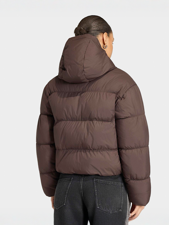 adidas Originals, Hooded Padded Jacket, brown, Image 2 of 5