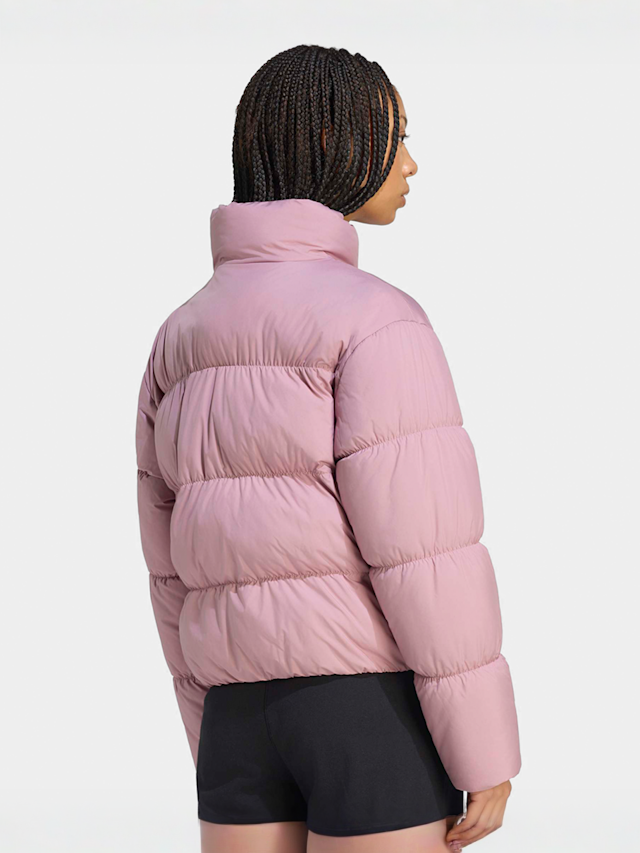 adidas Originals, Short Padded Jacket, Pink, Image 2 of 5