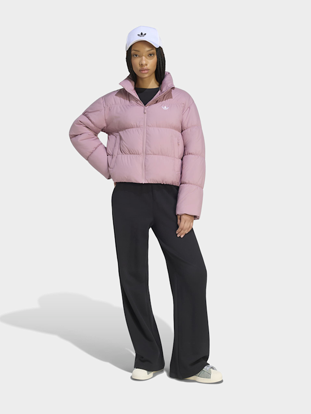 adidas Originals, Short Padded Jacket, Pink, Image 5 of 5