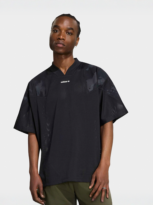 adidas Originals, Double Blocked Jersey, black, Image 1 of 5