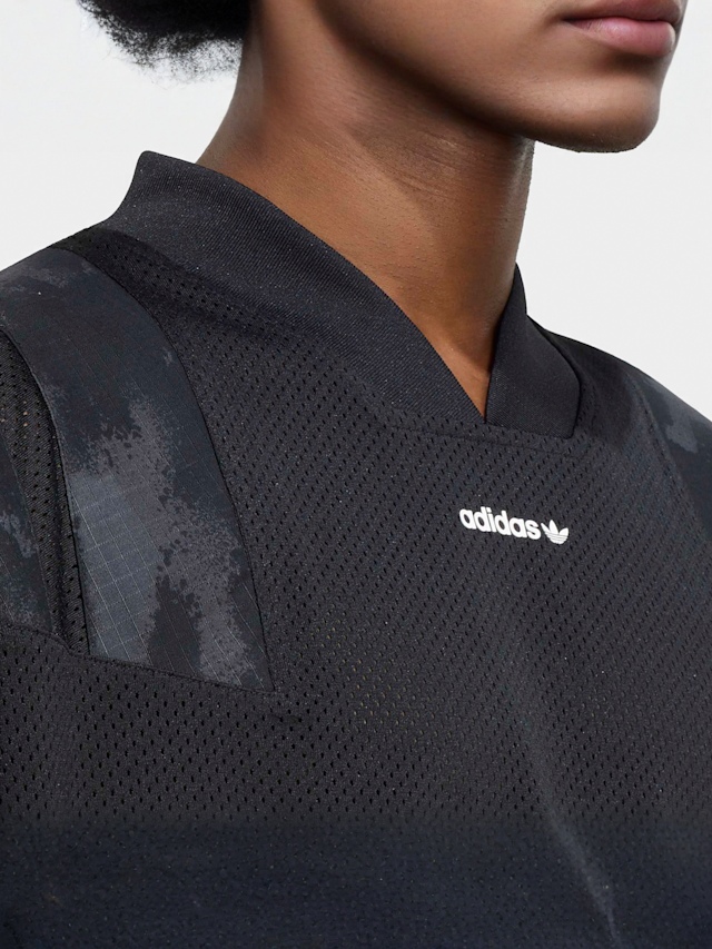adidas Originals, Double Blocked Jersey, black, Image 3 of 5